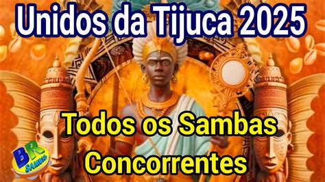 Unidos Da Tijuca Todos Os Sambas Concorrentes Carnaval Youtube