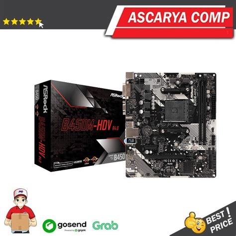 Jual Asrock B450m Hdv R40 Am4 Shopee Indonesia