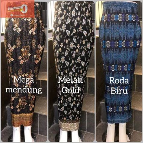 Jual Ready Rok Plisket Batik Rok Jumbo Bawahan Kebaya Rok Paya Rok