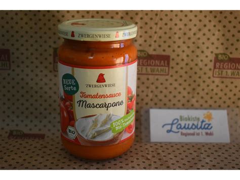 Bio Tomatensauce Mascarpone Ml Zwergenwiese