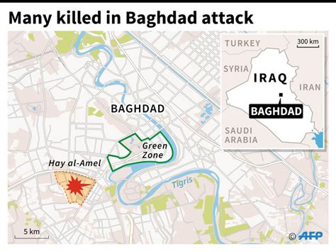 イラク首都で自動車爆弾が爆発、15人死亡 Isが犯行声明 写真1枚 国際ニュース：afpbb News