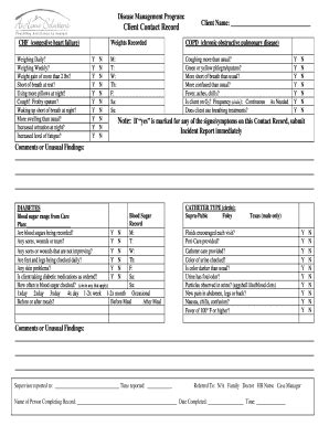 Fillable Online Disease Management Program Athomesolcom Fax Email