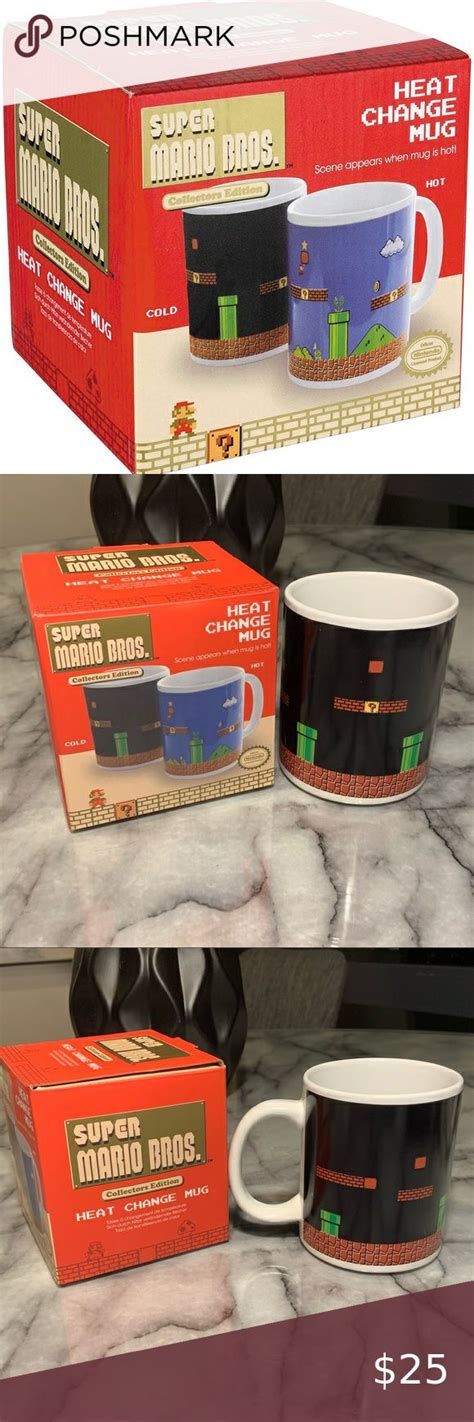 Super Mario Brothers Heat Changing Ceramic Coffee Mug Collectors