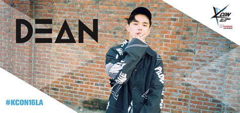 KCON 2016 USA LA Artist Reveal DEAN KCON USA