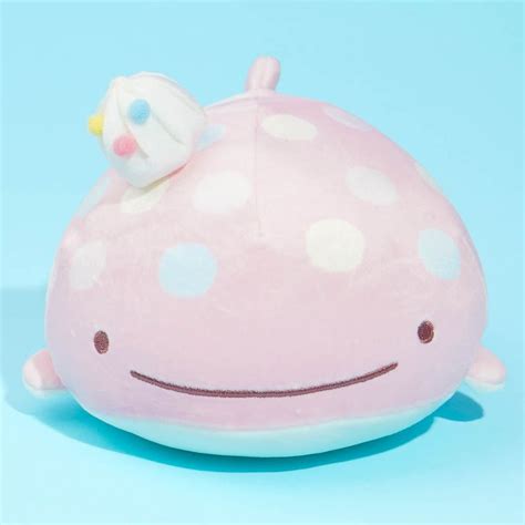 Jinbesan & Icekurage Super Mochi-Mochi Plushie - Pink Jinbesan / Small ...