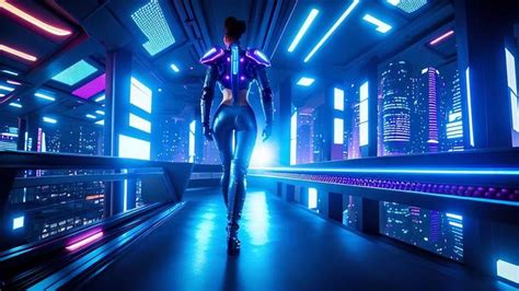 Futuristic Hallway Stock Photos, Images and Backgrounds for Free Download