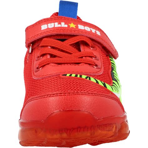 Bull Boys T Rex Dinosaur Red Light Up Trainers Awesome Shoes