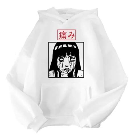 Sudadera Hinata Streetwear Oversize Naruto X Fkttsh D113 Meses Sin