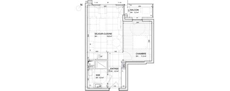 Plan Appartement T2 De 40 20 M² Neuf à Mulhouse Résidence « East Opéra