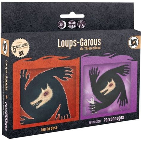 Loups Garous Jeu De Base Extension Personnages ASMODEE Le Pack De 2