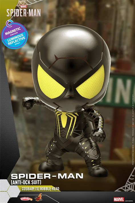 Hot Toys Marvel Cosbaby S Bobble Heads Spider Man Venom Figures
