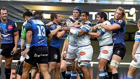 Rugby Top 14 Montpellier Fait Plier Castres 28 9 Et Va En Demi