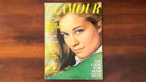 1973 January ASMR Magazine Flip Through Glamour Cybill Shepherd Jack