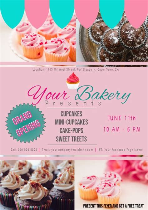 Bakery Flyer Bake Sale Flyer Bakery Bake Sale