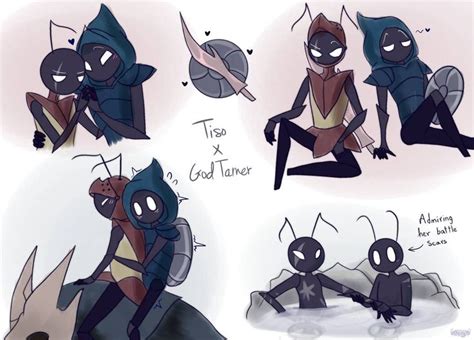 Tiso X God Tamer Doodles By Xxkaxyxx On Deviantart In 2020 Hollow Art Knight Art Hollow Night