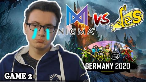 Nigma Vs Yellow Submarine Game Bo Amazing Faceless Void Esl One