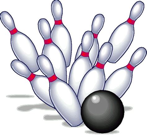 A Bowling Ball Crashing Into The Pins With Its Skittle On It S Side