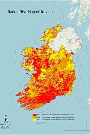 Radon Risk Map Ireland