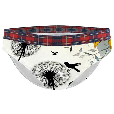 Brief Underwear Bikini Panties For Women Bikini Underwear S Retro Leaf Paisley Plant Walmart