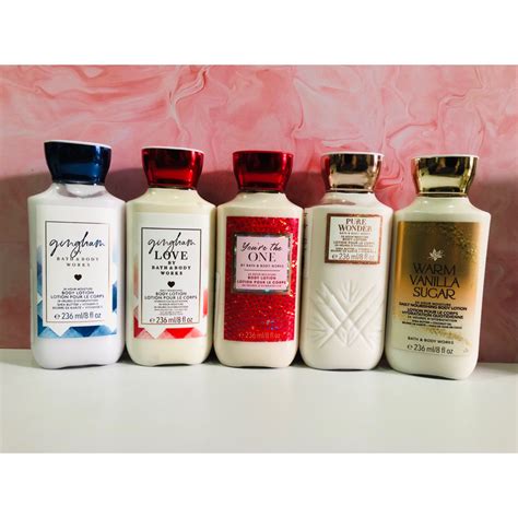 Jual Body Lotion BBW Bath And Body Works Gingham Love Pure Wonder Peace A Thousand Wishes