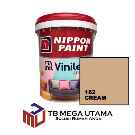 Jual Nippon Vinilex Pro 1000 182 Cream 20 Kg Cat Tembok Interior Di