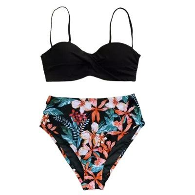 Strój kąpielowy dwuczęściowy BIKINI wysoki stan L oficjalne archiwum Allegro