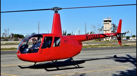 Epic Robinson R44 Raven II Helicopter Start Up Take Off Call For