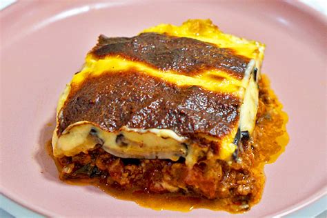 Greek Cypriot Inspired Moussaka Eggplant Lasagna Recipe Nomad Paradise