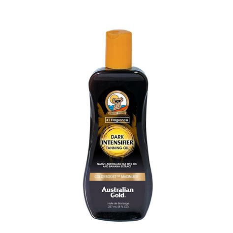 Tanning Intensifier Accelerator Australian Gold Dark Tone Tanning Oil