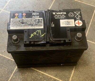 VW TOURAN MK2 2010-2015 VARTA AGM CAR BATTERY 12V 68Ah 380A DIN 680A ...