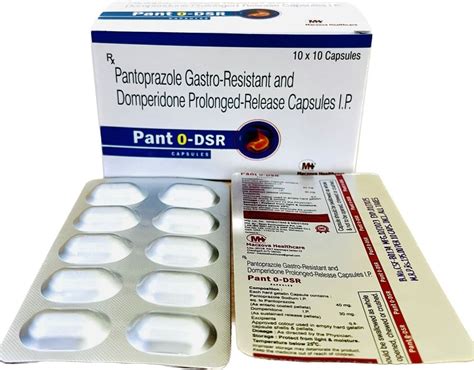 ENTERIC COATED PANTOPRAZOLE SODIUM 40MG DOMPERIDONE 30MG SR At Rs