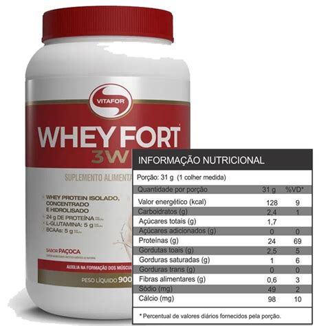 Whey Protein Whey Fort W G Vitafor Whey Fort W Pt G