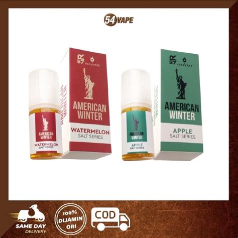 Jual Liquid American Winter Series Saltnic Ml Shopee Indonesia