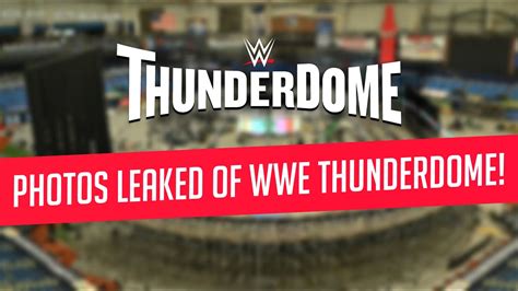 First Look At WWE ThunderDome In Tropicana Field YouTube