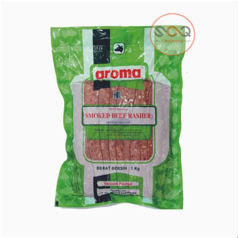 Jual Smoked Beef Brisket Rasher Aroma 1 Kg Kota Bandung SAQ