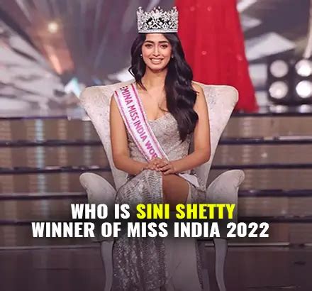 Karnataka Sini Shetty Crowned Femina Miss India Indianarrative