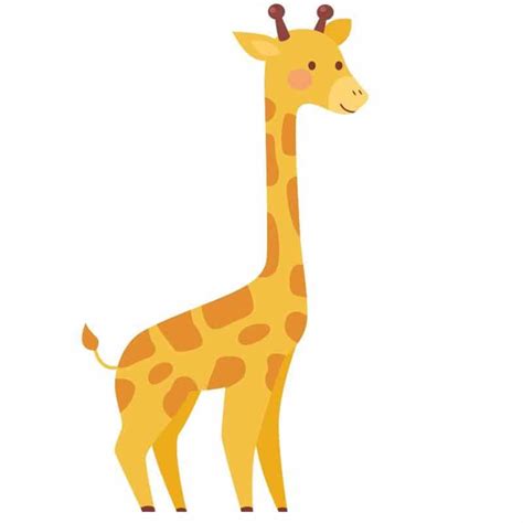 Cor Da Girafa Desenho - Desenho de girafa: 35 imagens para colorir e já coloridas para imprimir ...