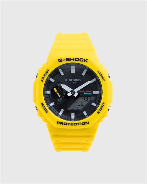 Casio G Shock GA B2100C 9AER Yellow Highsnobiety Shop