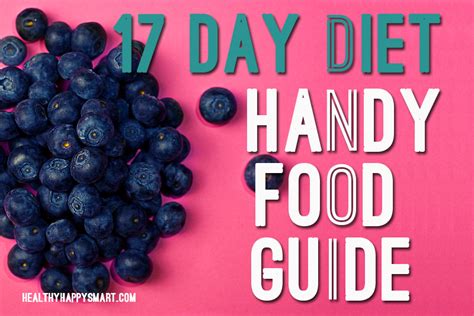 17 Day Diet Food List