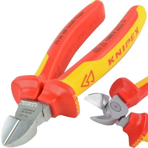 KNIPEX SZCZYPCE TNĄCE BOCZNE IZOLOWANE 1kV 160mm Sklep Opinie Cena