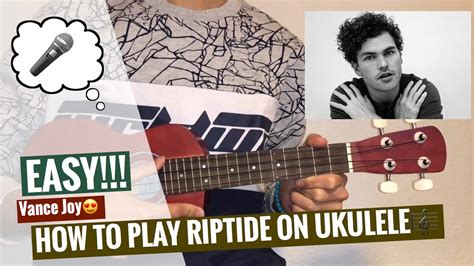 Riptide Vance Joy Ukulele Tutorial Easy Youtube