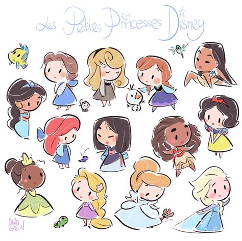 Pin on Disney Princess | Kawaii disney, Disney princess drawings, Cute ...