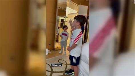 Los Hijos De Messi Bailan Al Ritmo De Una Canción Que Menciona A Su