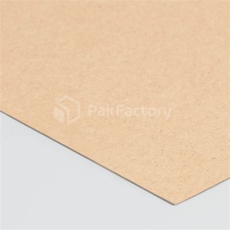 Natural Brown Kraft Paperboard Material Option Library Pakfactory