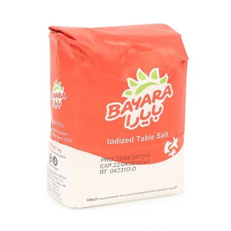 Bayara Iodized Table Salt 1 Kg Nextbuy Ae