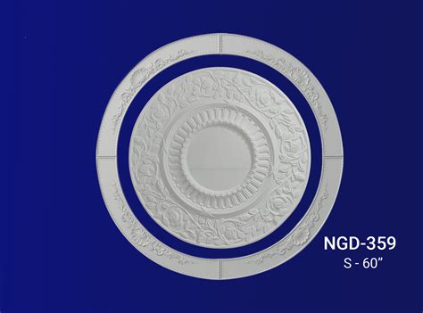 Gypsum Plaster Ceiling Rose Design And Model Ngd 359 Nova Gypsum Decoration