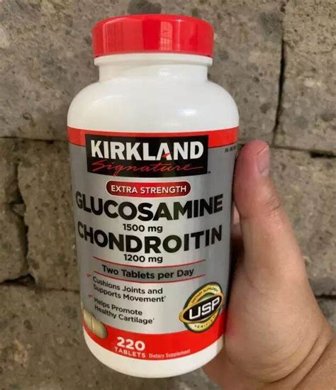 Kirkland Signature Glucosamine 1500 Mg Chondroitin 1200 Mg 220 Tablets Lazada Ph