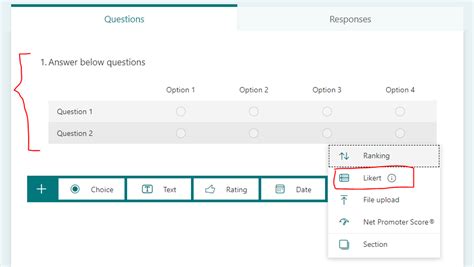 How Do I Create A Table Question In Microsoft Forms Templates Sample Printables