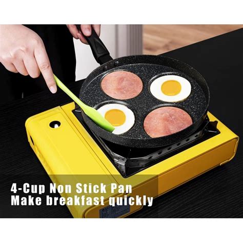 Mylifeunit Aluminum Cup Egg Frying Pan Non Stick Egg Cooker Pan