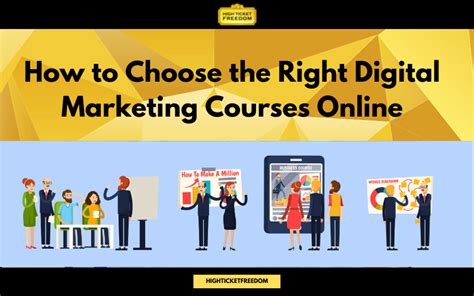 How To Choose Digital Marketing Courses Online High Ticket Freedom